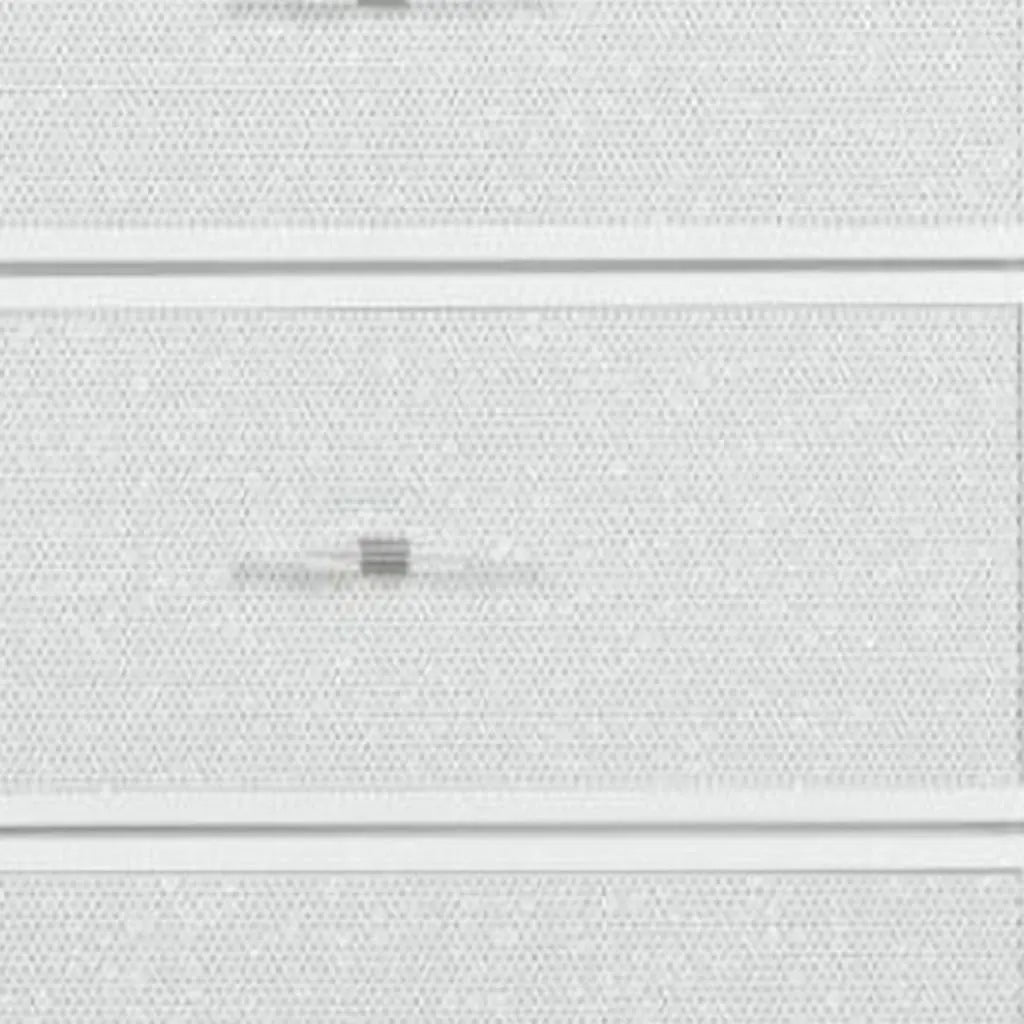 62" White Faux Crystal Glitter Wood Lighted Nine Drawer Triple Dresser Homeroots Bed & Bath