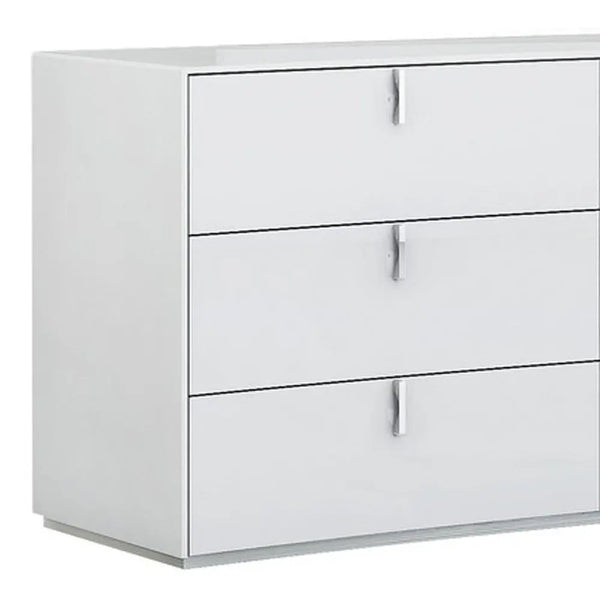62" X 19" X 30" White  Dresser Homeroots Bed & Bath