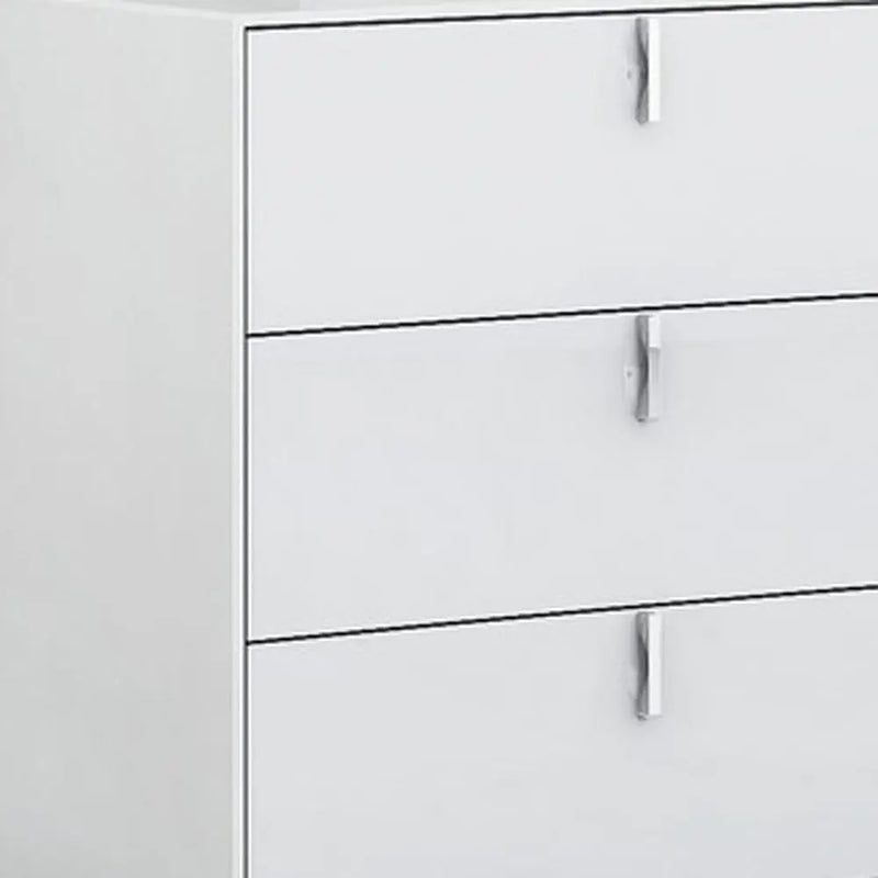 62" X 19" X 30" White  Dresser Homeroots Bed & Bath