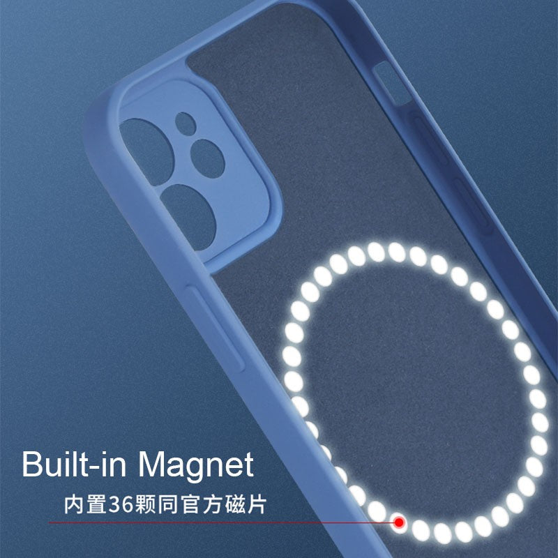 Magnet Case For iPhone 12 Mini 11 Pro Max 12Pro X XS XR 7 8 Plus SE Silicone Magnetic Phone Cover