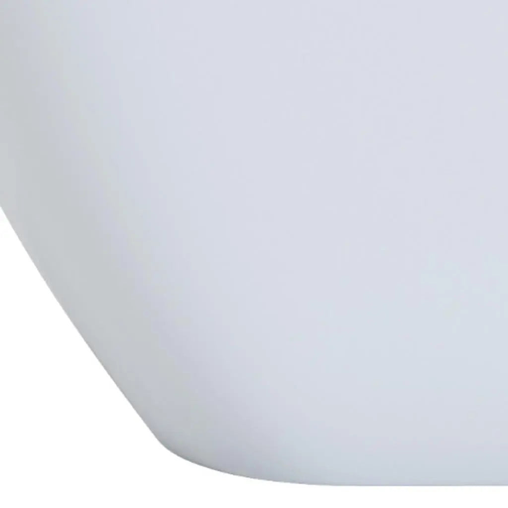 63" White Acrylic Oval Bath Tub Homeroots Bed & Bath