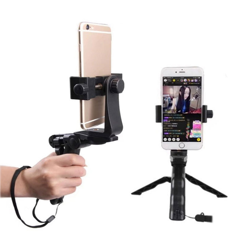 Smartphone Tripod Handheld Grip Stabilizer Desktop Live Mobile Phone Bracket Tripod Smartphone Accessory For IPhone Samsung -