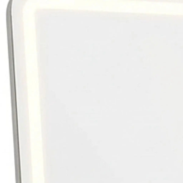 64" Lighted Wall Mount Leaning Or Freestanding Frameless Full Length Mirror Homeroots Bed & Bath