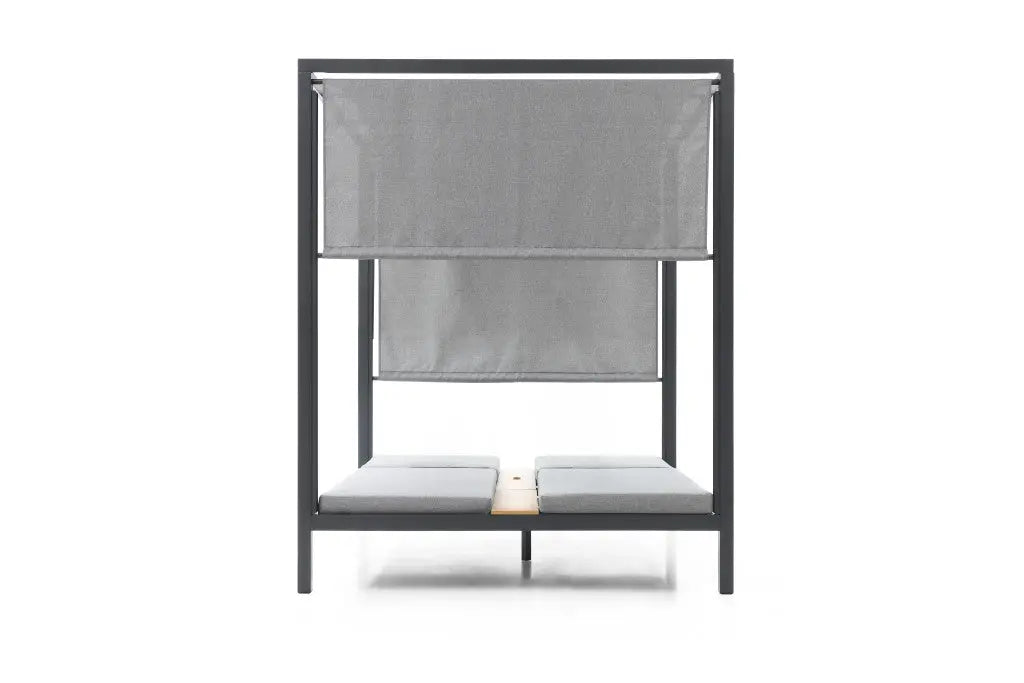 64" X 64" Gray Aluminum Gazebo Homeroots Outdoor