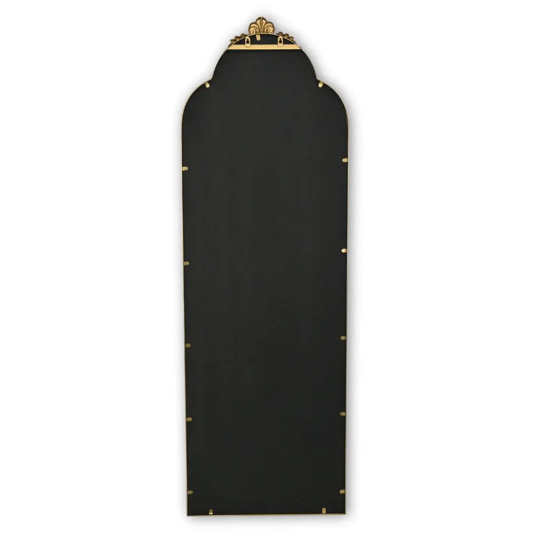 65" Gold Metal Arch Full Length Hanging Mirror Homeroots Bed & Bath