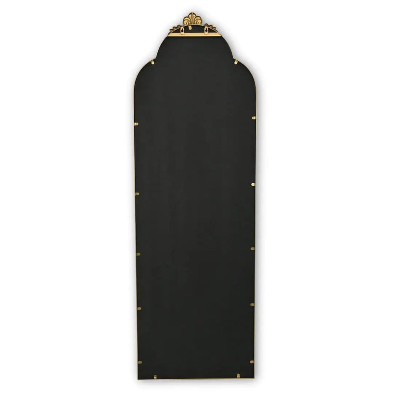 65" Gold Metal Arch Full Length Hanging Mirror Homeroots Bed & Bath