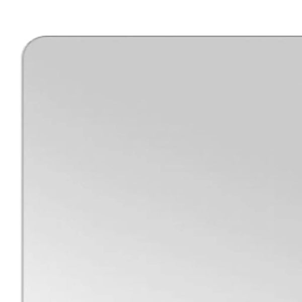 65" Silver Frameless Full Length Hanging Mirror Homeroots Bed & Bath