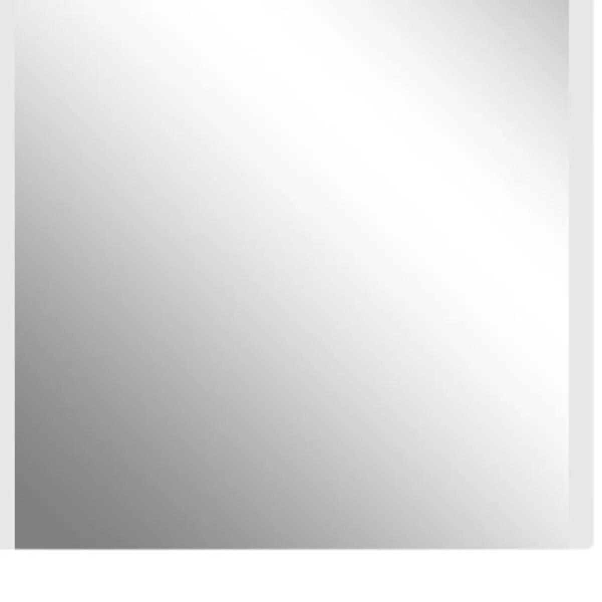 65" Silver Lighted Frameless Full Length Hanging Mirror Homeroots Bed & Bath