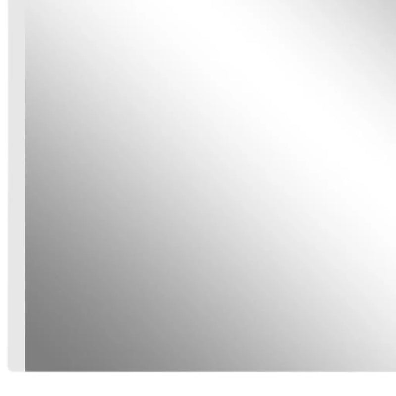 65" Silver Lighted Frameless Full Length Hanging Mirror Homeroots Bed & Bath