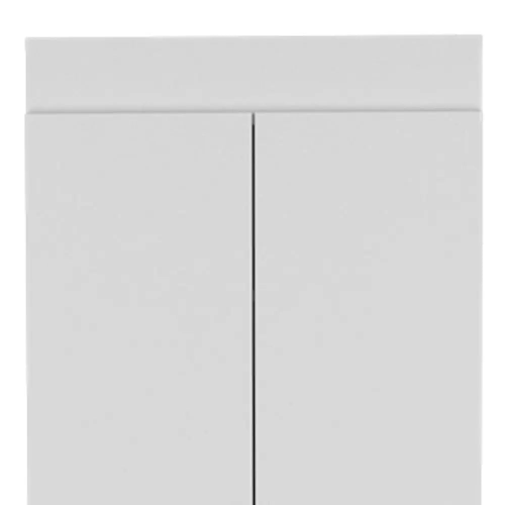 67" White Wood Pantry Or Storage Closet Homeroots Kitchen & Dining