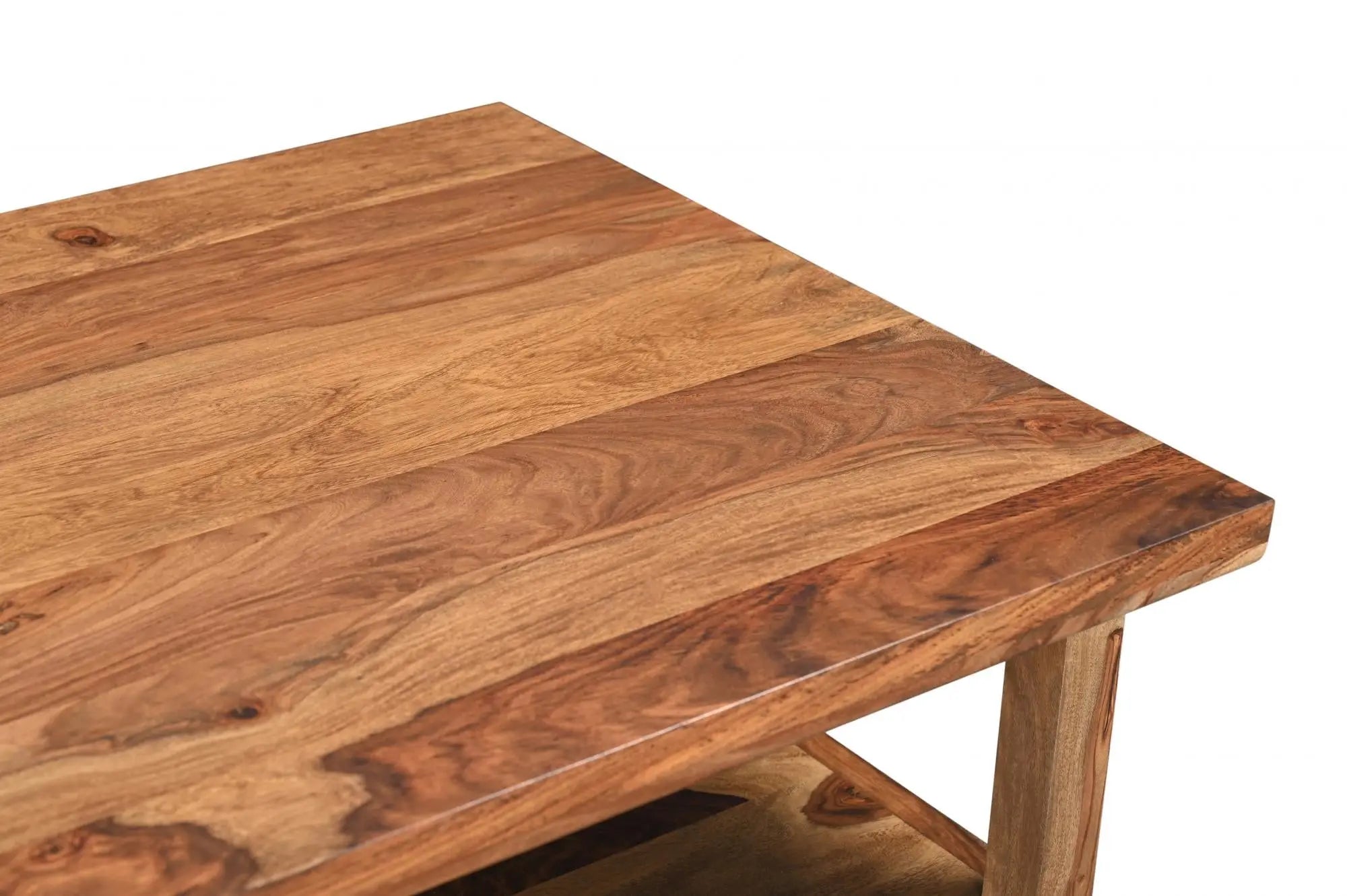 68" Brown Live Edge Solid Wood Writing Desk With Four Drawers Homeroots Office