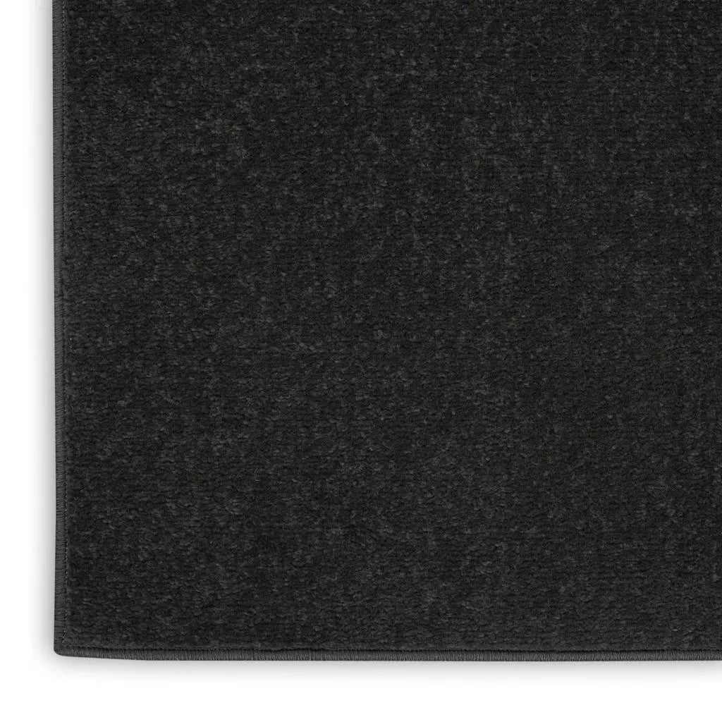 6' Black Indoor Outdoor Runner Rug - GreatEagleInc