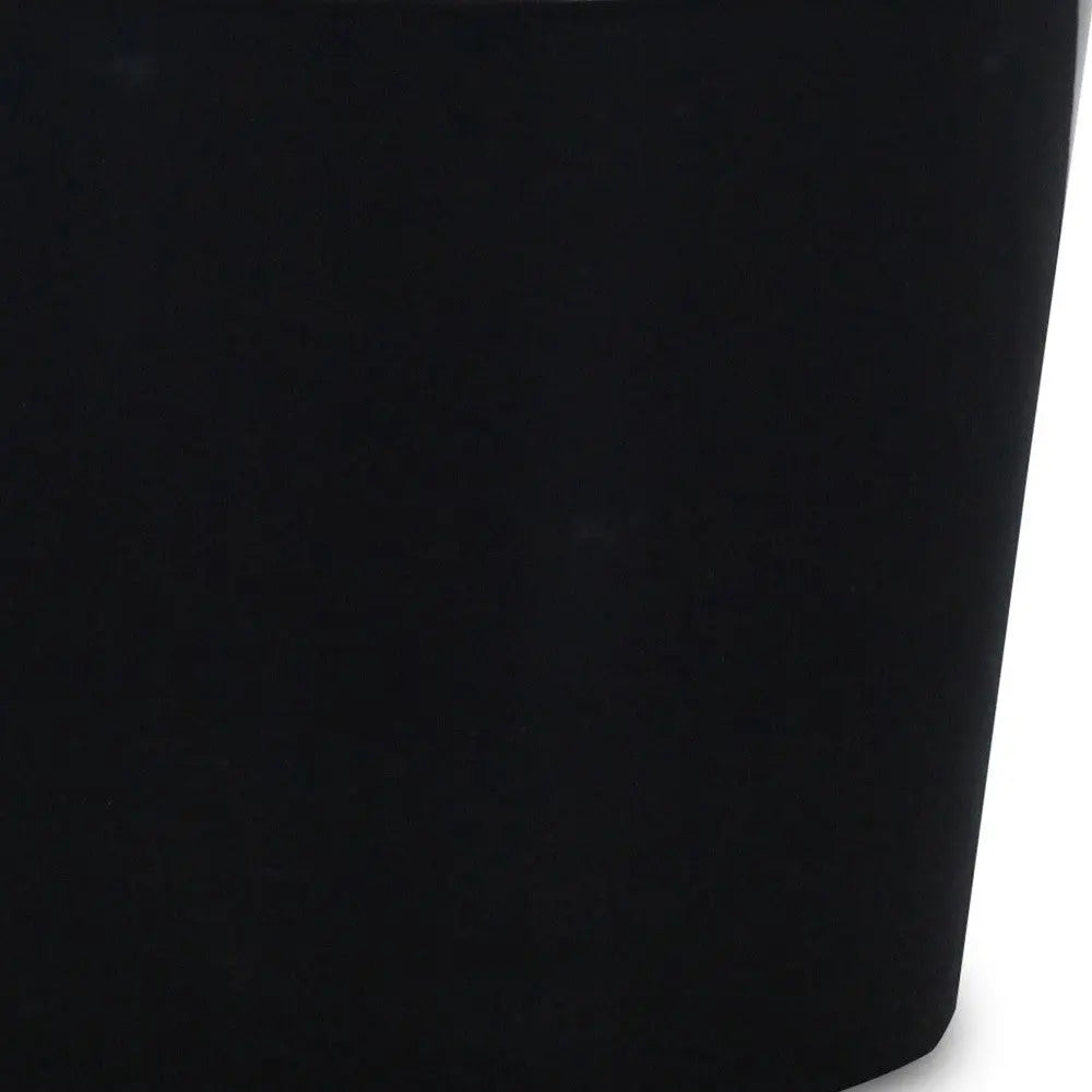 6" Black Recycled Plastic Indoor Outdoor Round Pot Planter Homeroots Outdoor