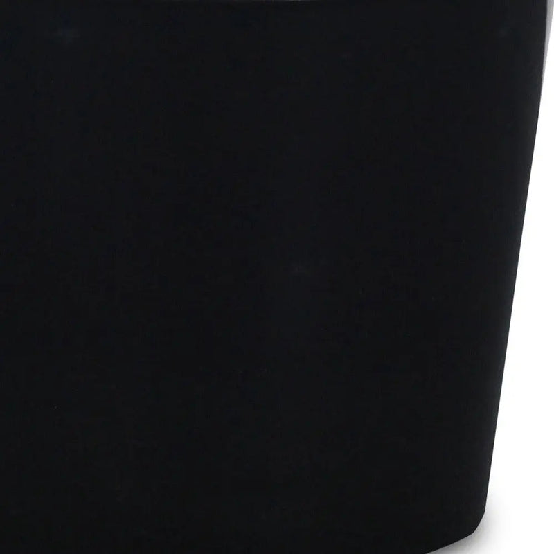 6" Black Recycled Plastic Indoor Outdoor Round Pot Planter Homeroots Outdoor