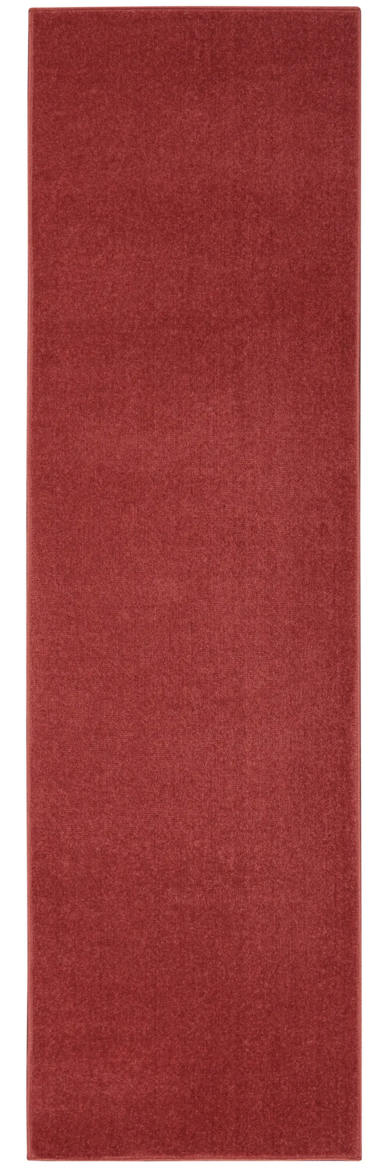 6' Brick Red Indoor Outdoor Runner Rug Homeroots Outdoor