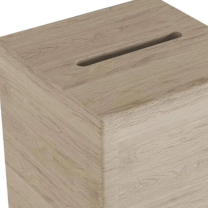 6" Brown Solid Wood Bathroom Storage Furniture Set Homeroots Organization