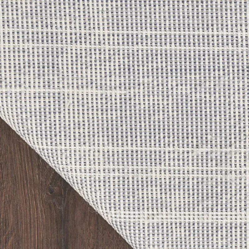 6' Gray And Beige Abstract Indoor Outdoor Runner Rug Homeroots Outdoor