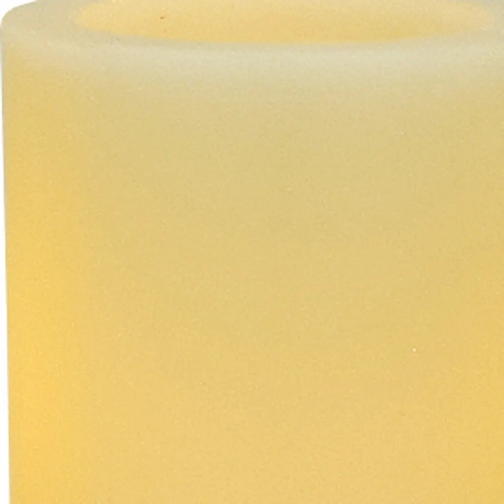 6" Ivory Flameless Pillar Candle GreatEagleInc