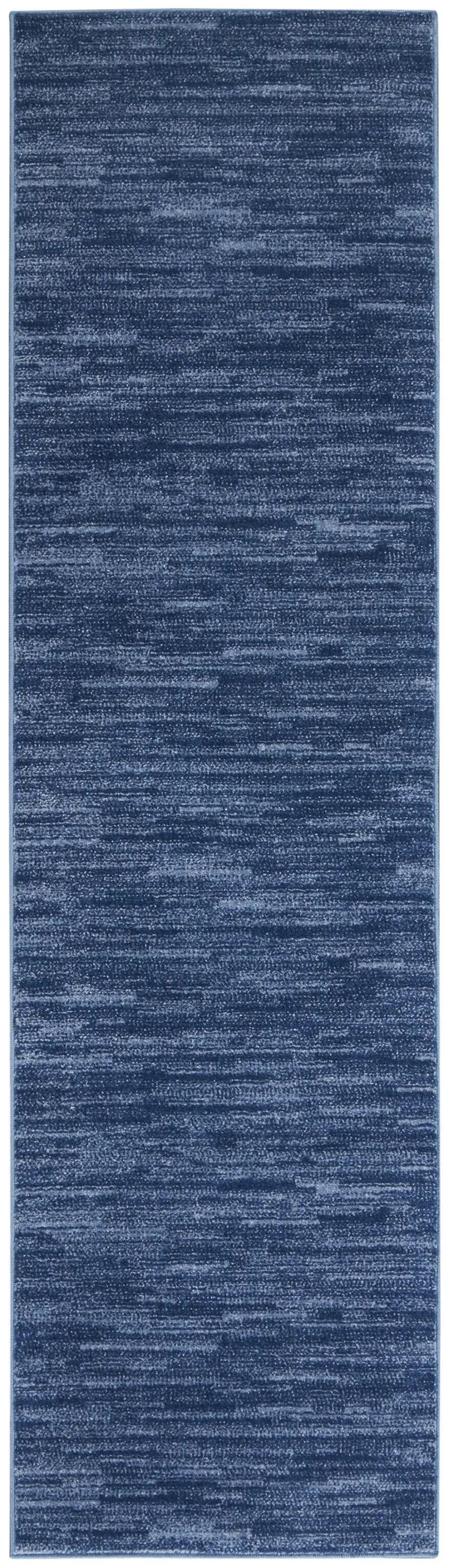 6' Navy Blue Indoor Outdoor Runner Rug Homeroots Outdoor