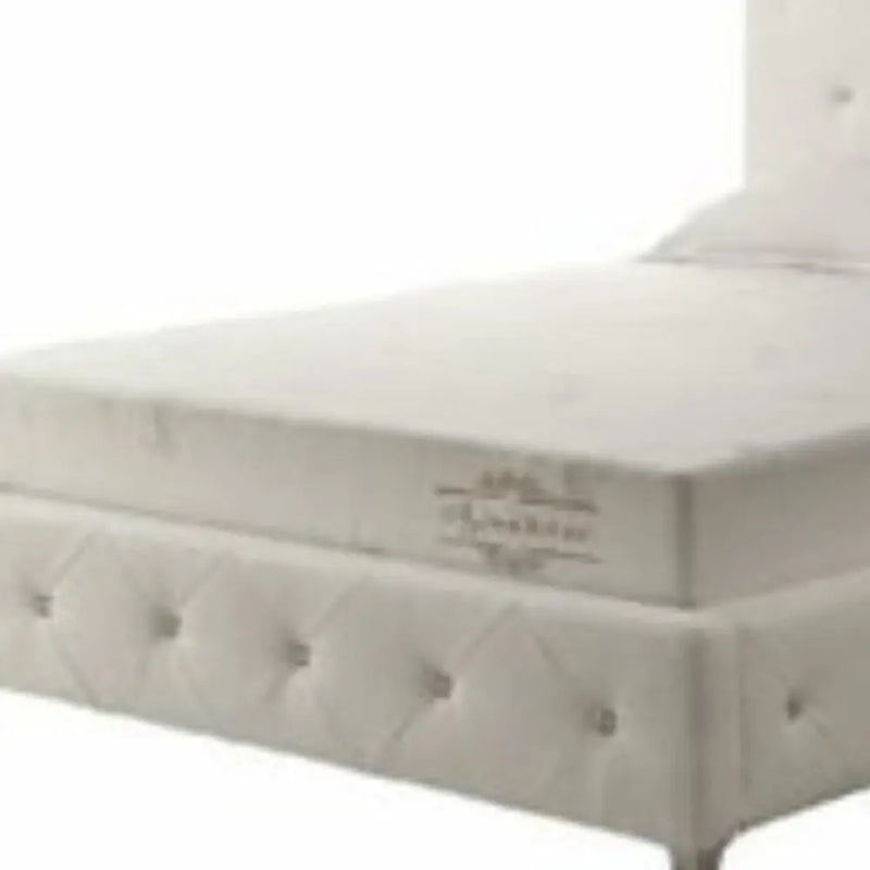 6" Queen Polyester Memory Foam Mattress Covered In A Soft Aloe Vera Fabric Homeroots Bed & Bath