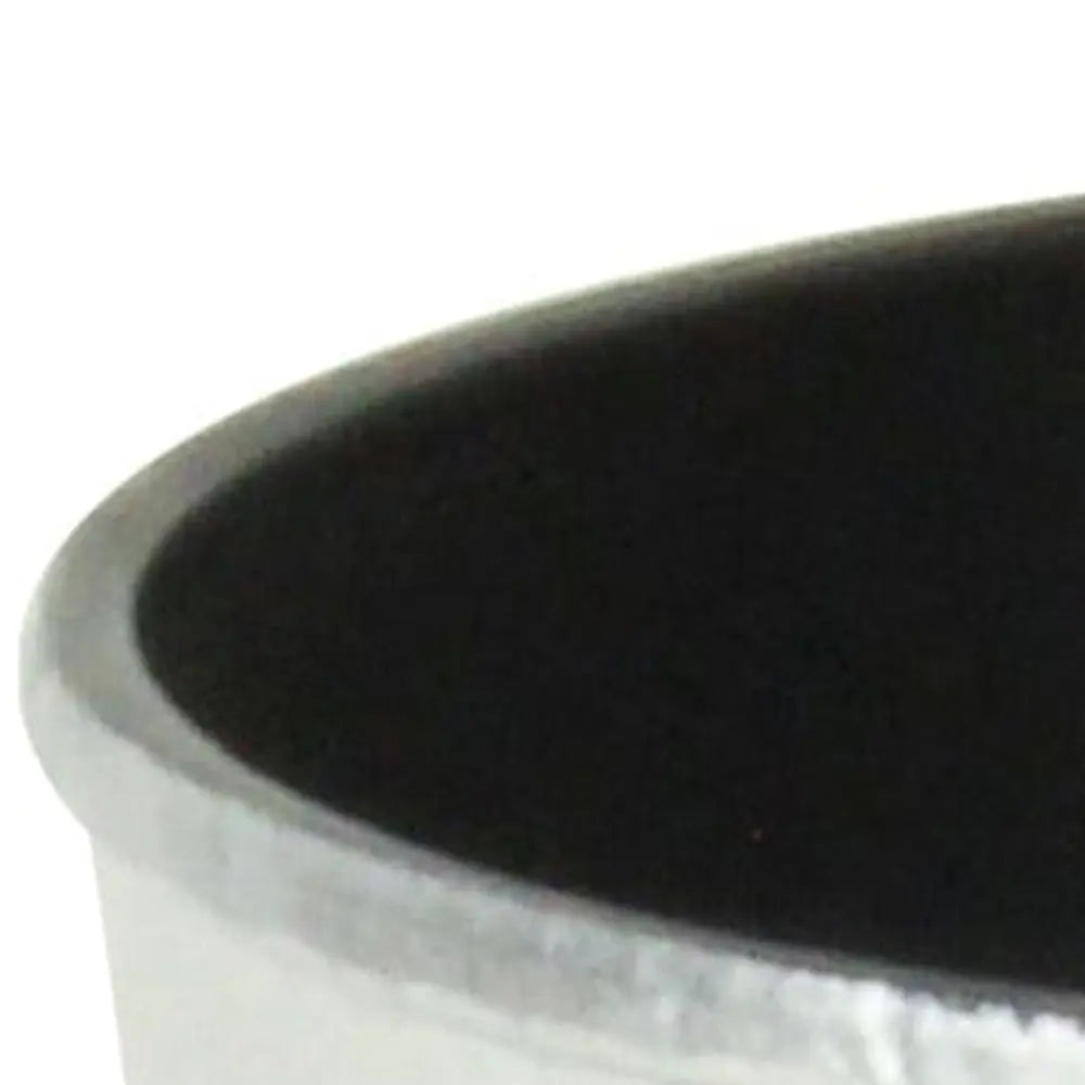 6" Silver Recycled Plastic Indoor Outdoor Round Pot Planter Homeroots Outdoor