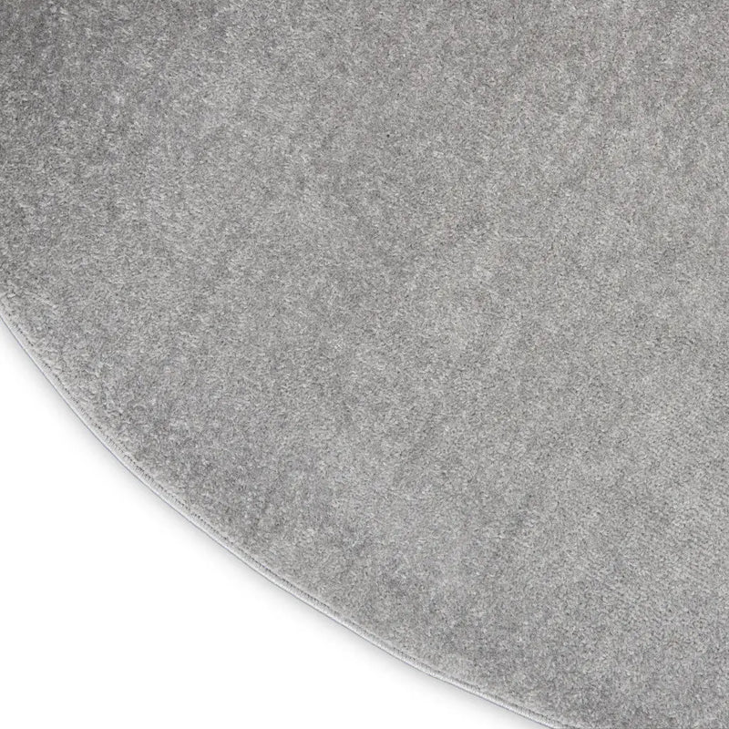 6' X 6' Gray Round Indoor Outdoor Area Rug Homeroots Outdoor