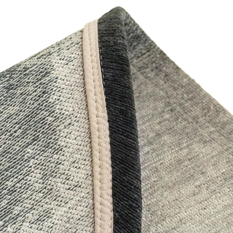 6' X 8' Black And White Abstract Washable Area Rug With UV Protection Homeroots Home Decor