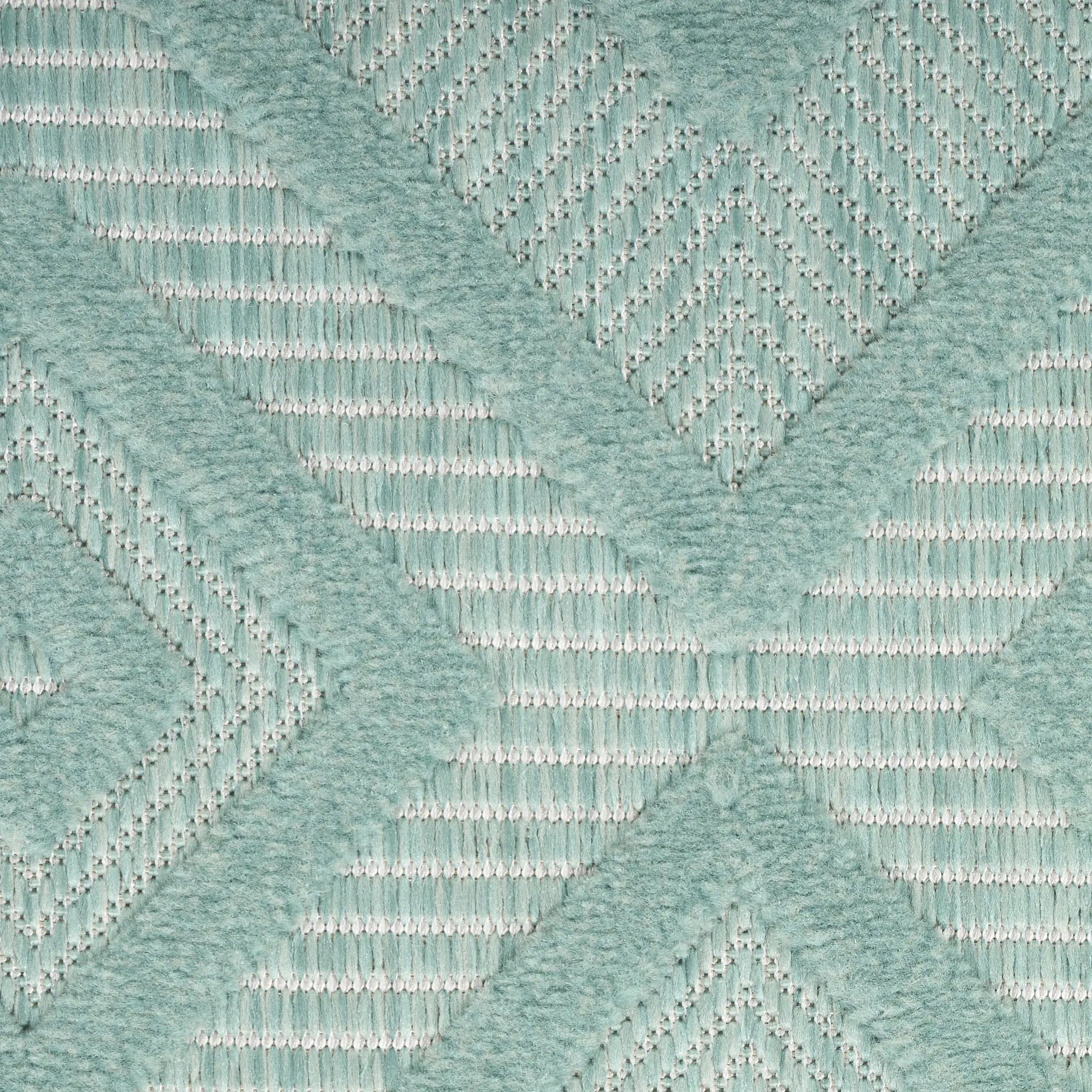 6' X 9' Aqua Indoor Outdoor Area Rug Homeroots Outdoor
