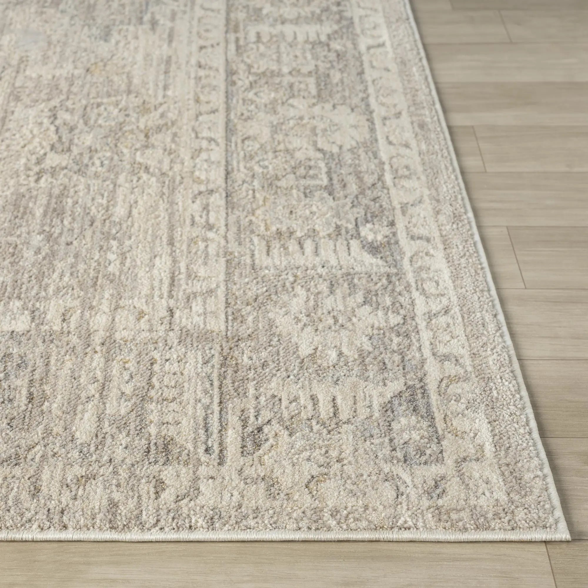 6' X 9' Beige And Blue Abstract Area Rug Homeroots Home Decor