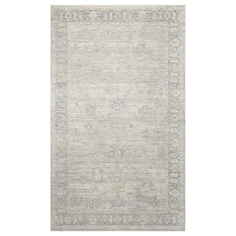 6' X 9' Beige And Blue Abstract Area Rug Homeroots Home Decor