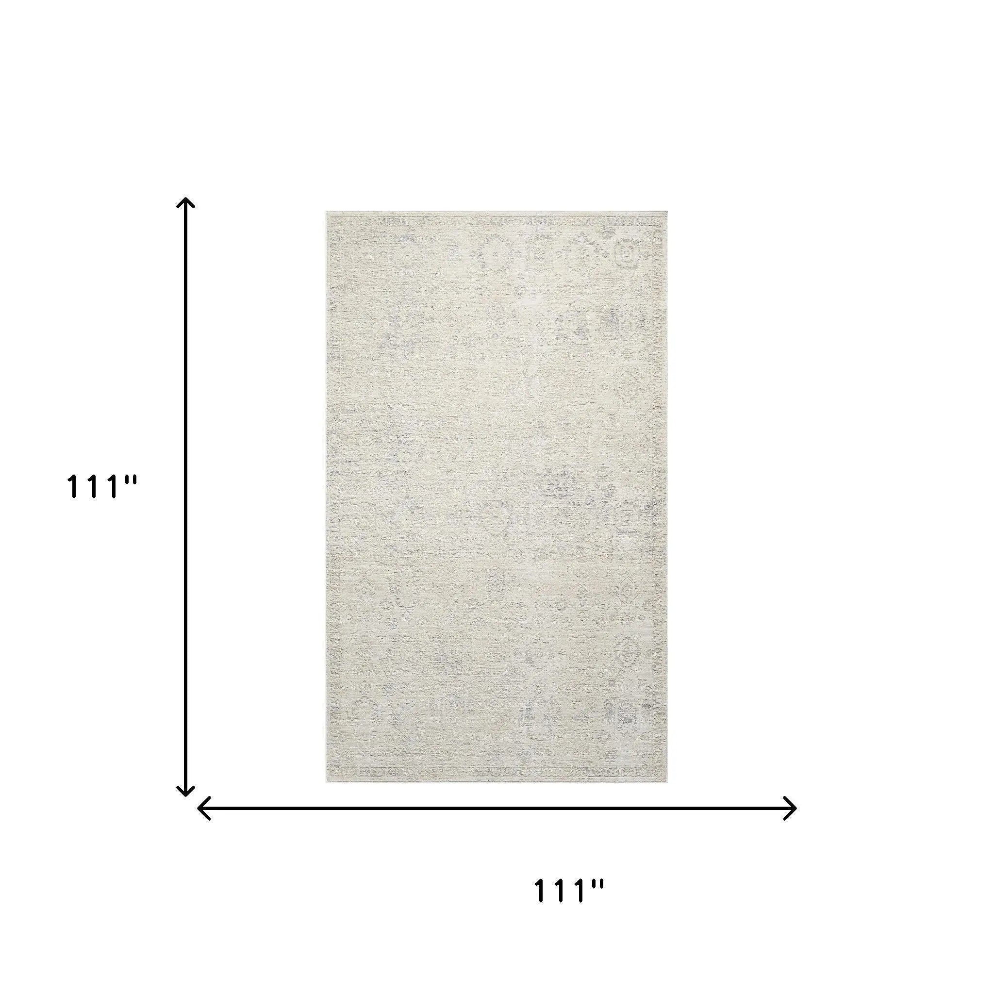 6' X 9' Beige And Gray Abstract Area Rug Homeroots Home Decor