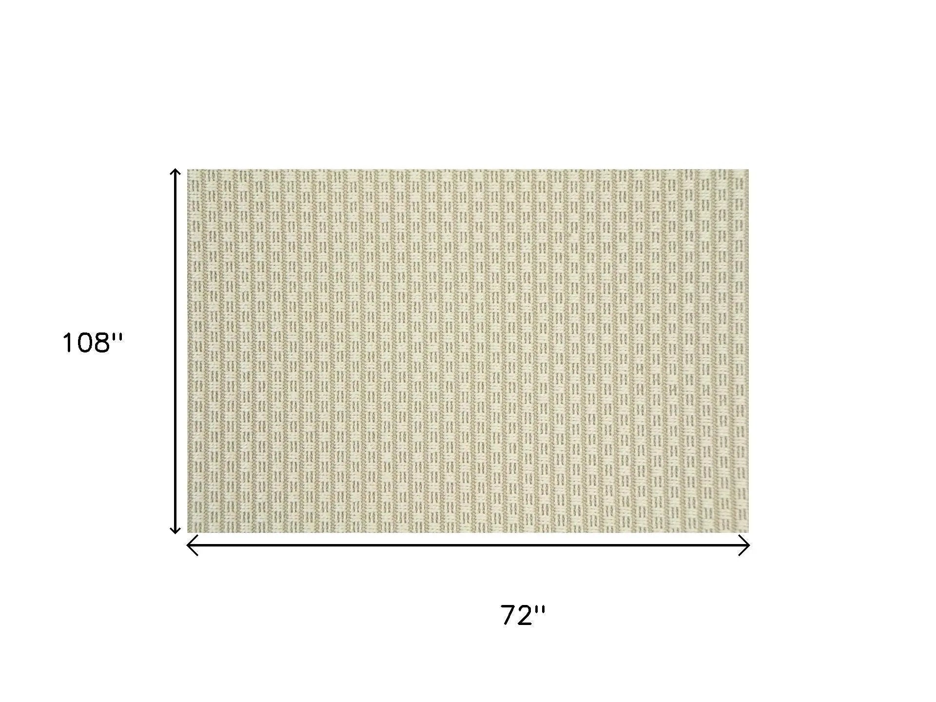 6' X 9' Beige Indoor Outdoor Area Rug Homeroots Outdoor