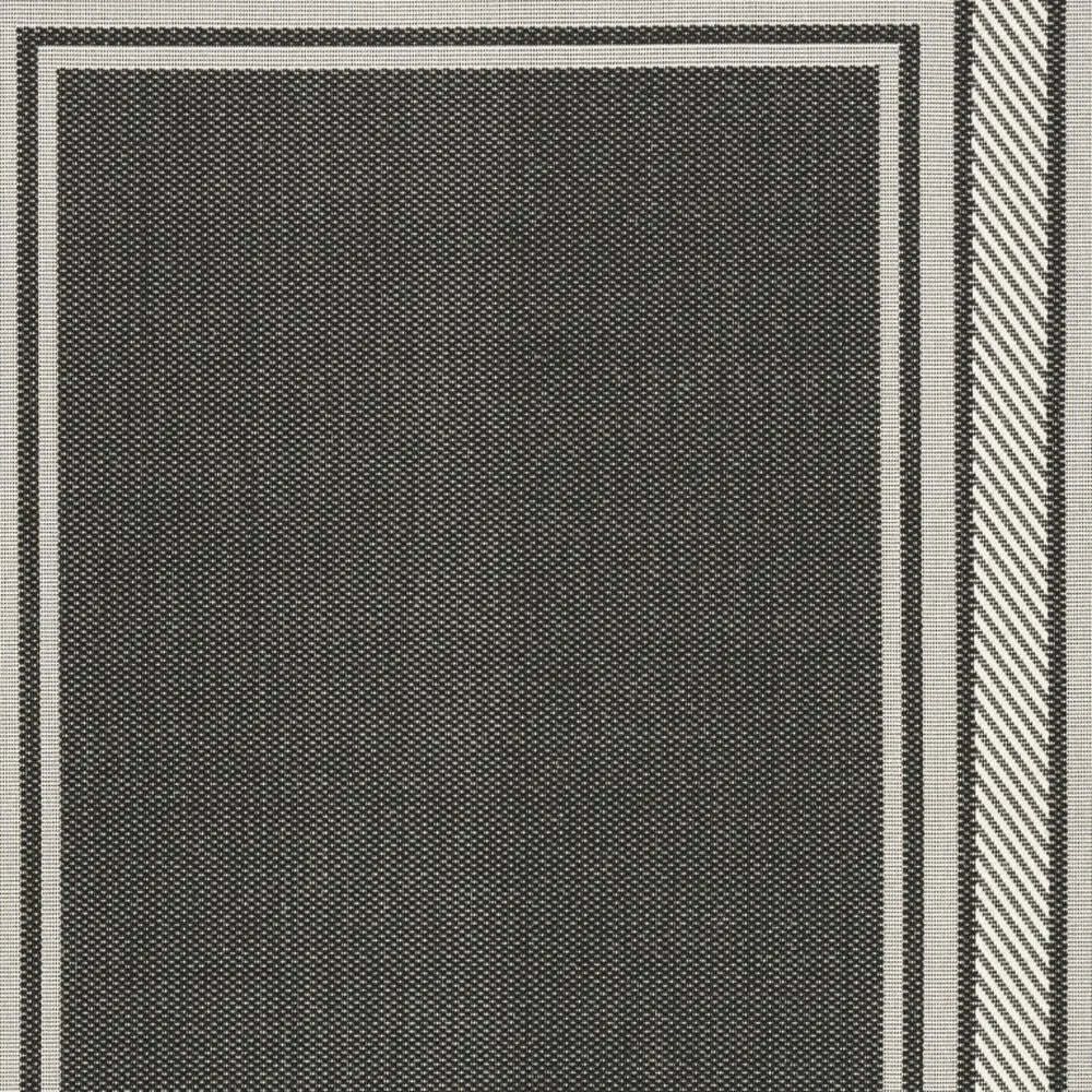 6' X 9' Black Geometric Indoor Outdoor Area Rug Homeroots Outdoor