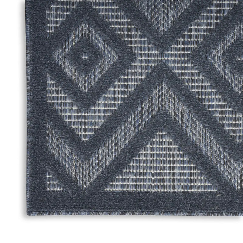 6' X 9' Blue Indoor Outdoor Area Rug - GreatEagleInc