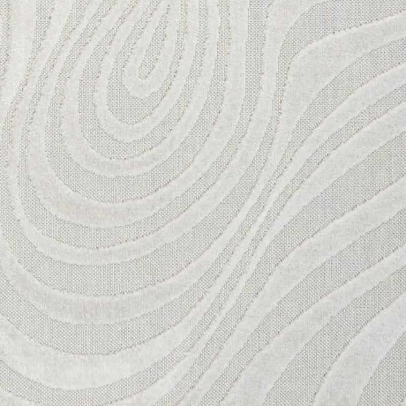 6' X 9' Cream And Ivory Abstract Indoor Outdoor Area Rug Homeroots Outdoor