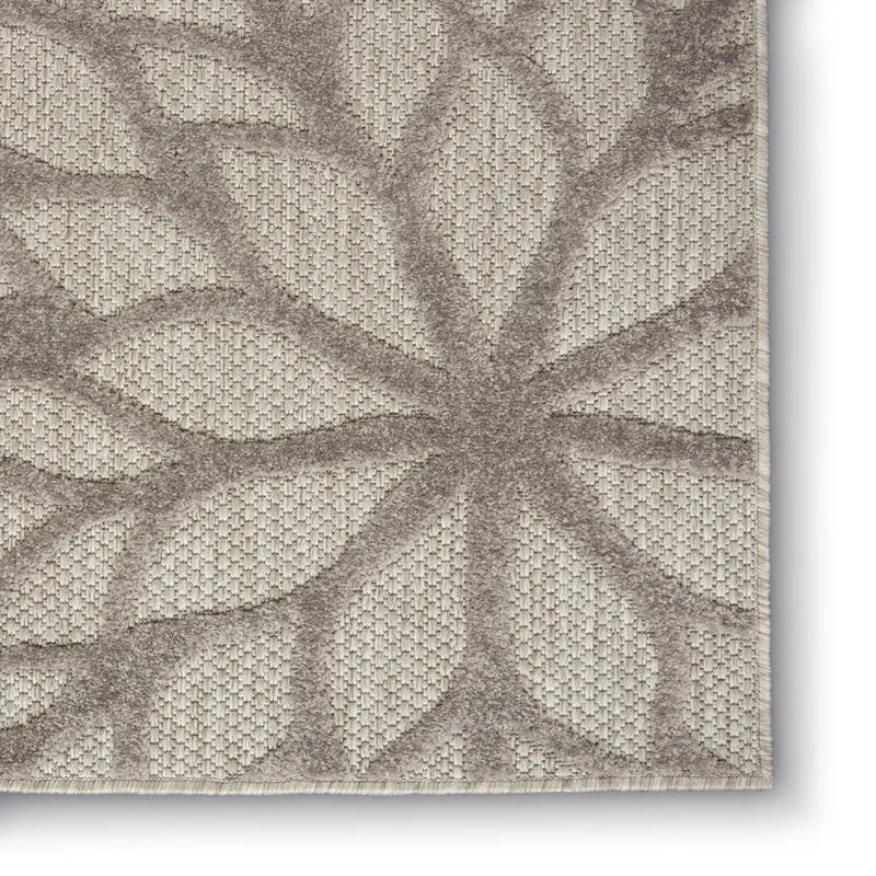 6' X 9' Gray Indoor Outdoor Area Rug - GreatEagleInc