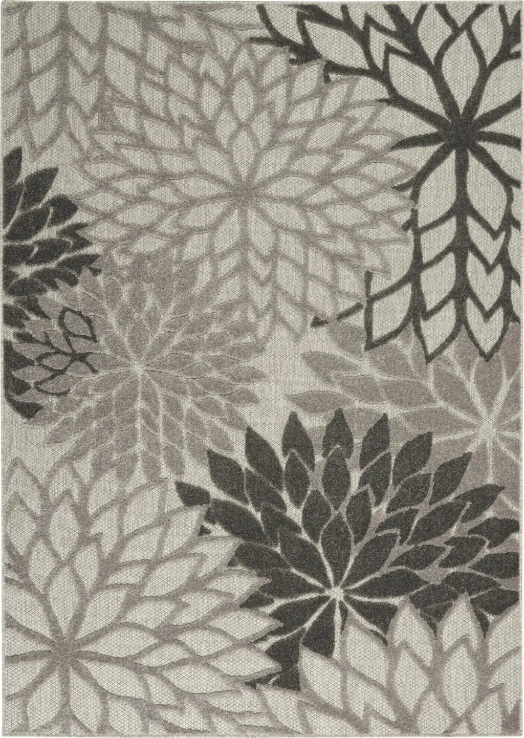 6' X 9' Gray Indoor Outdoor Area Rug - GreatEagleInc