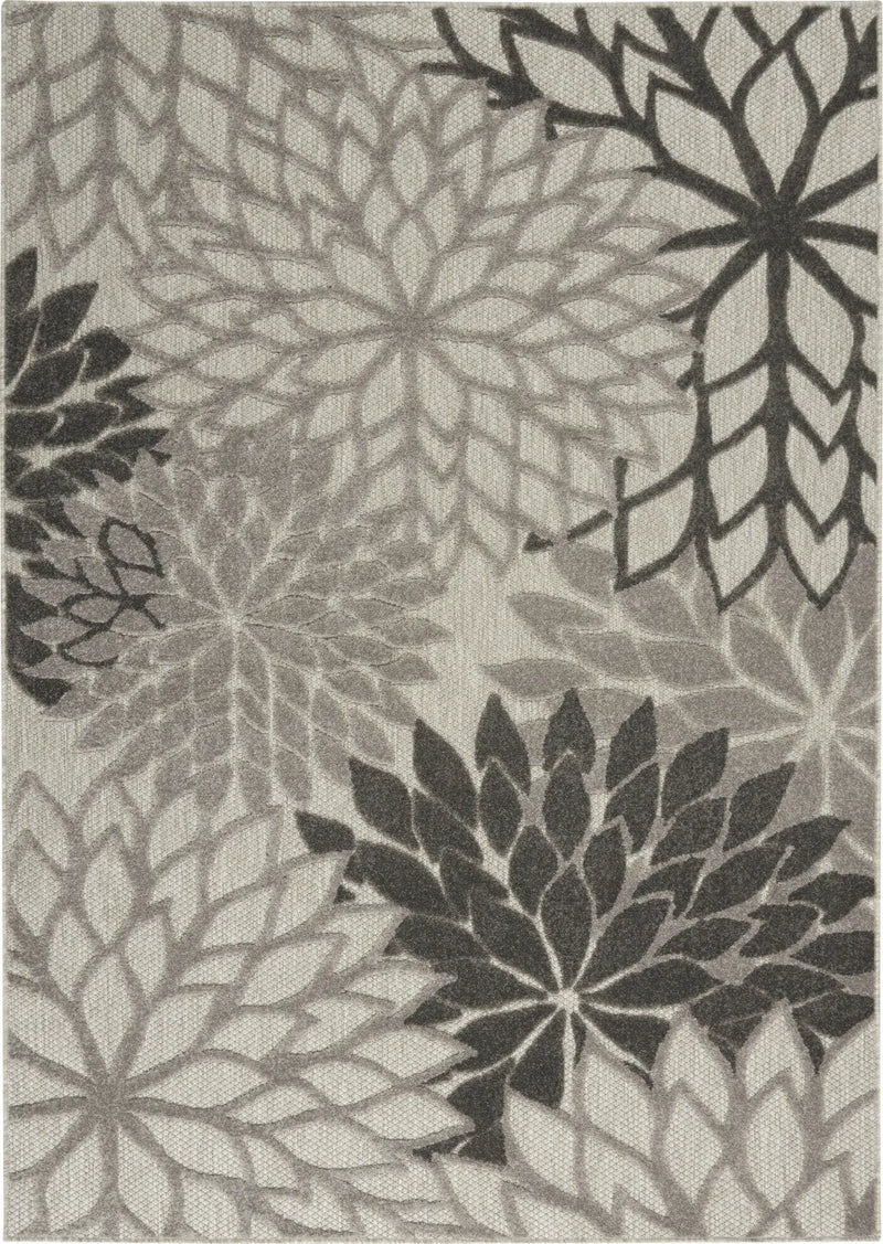 6' X 9' Gray Indoor Outdoor Area Rug - GreatEagleInc