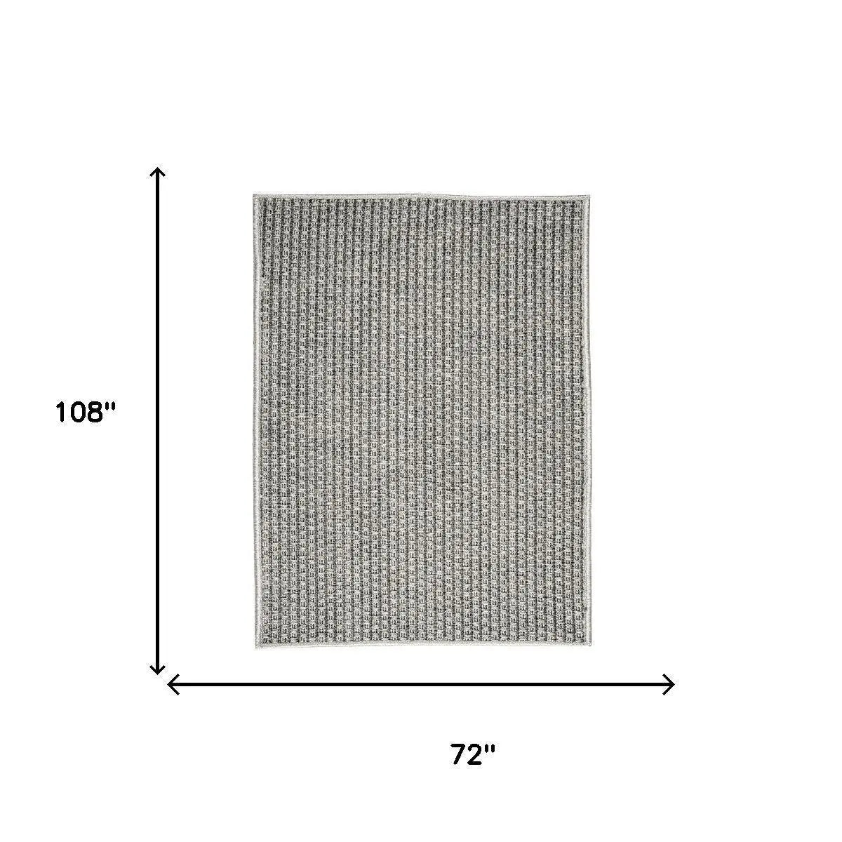6' X 9' Gray Indoor Outdoor Area Rug Homeroots Outdoor