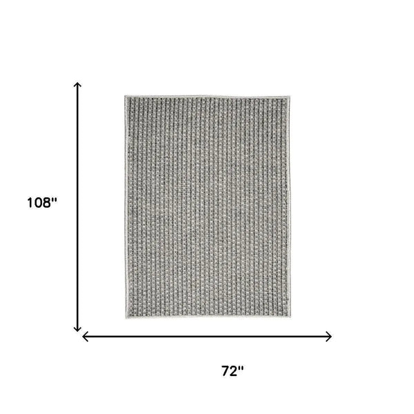 6' X 9' Gray Indoor Outdoor Area Rug Homeroots Outdoor