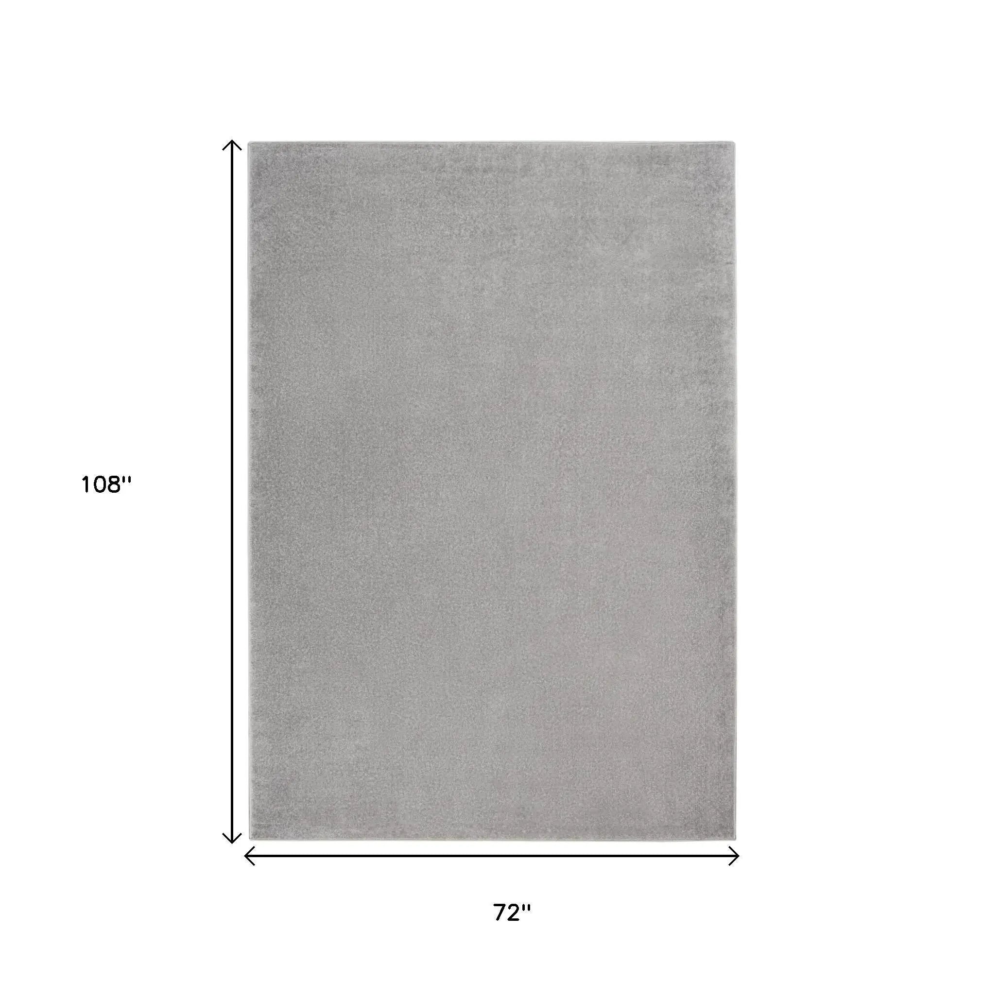 6' X 9' Gray Indoor Outdoor Area Rug Homeroots Outdoor