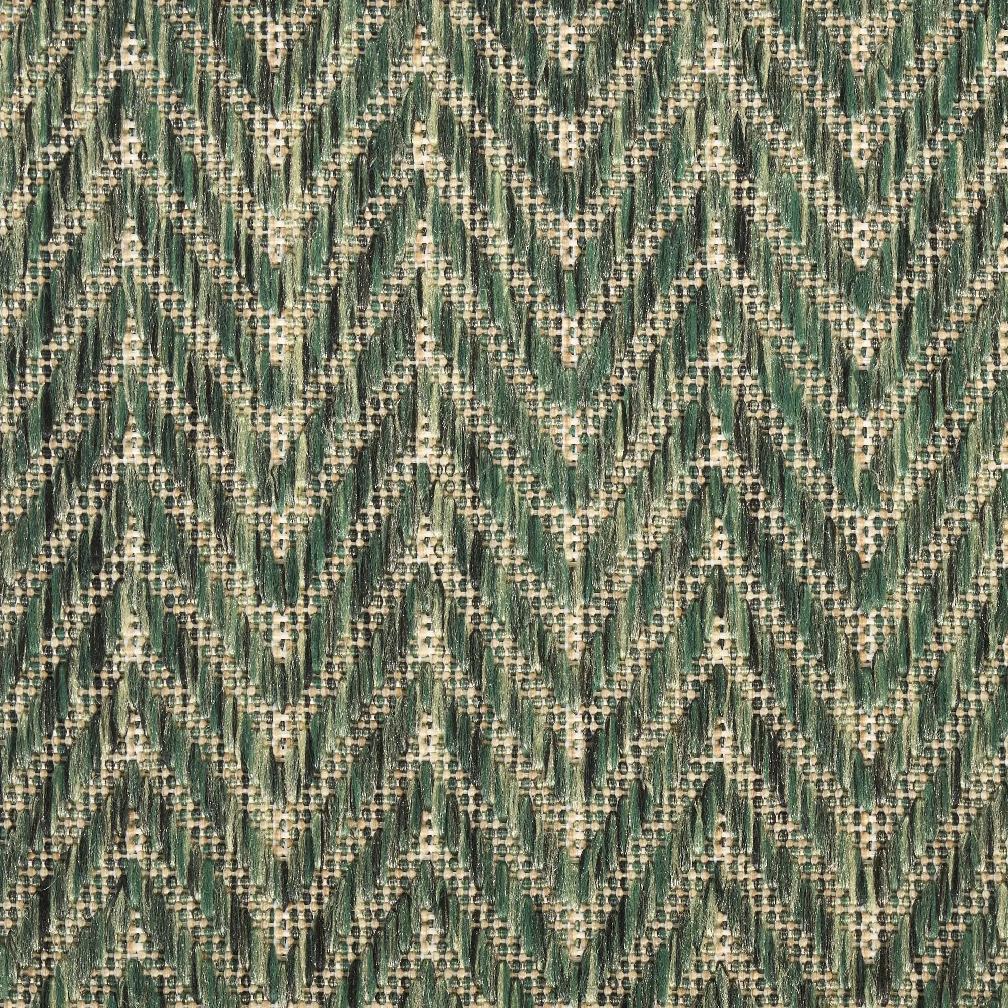 6' X 9' Green Geometric Indoor Outdoor Area Rug Homeroots Outdoor