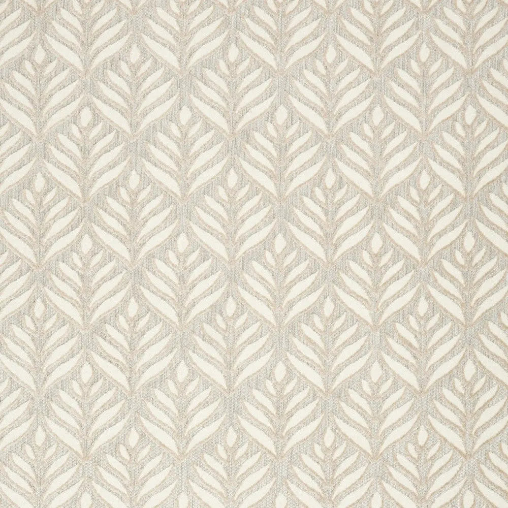6' X 9' Ivory And Grey Floral Stain Resistant Non Skid Area Rug Homeroots Outdoor