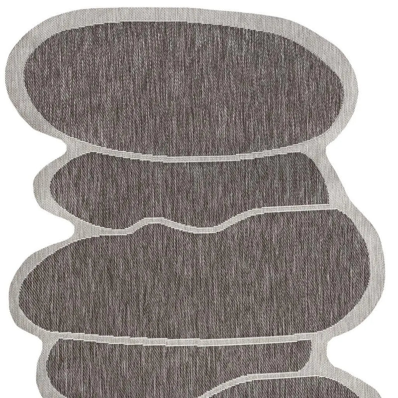 6' X 9' Light Brown And Beige Medallion Indoor Outdoor Area Rug Homeroots Outdoor