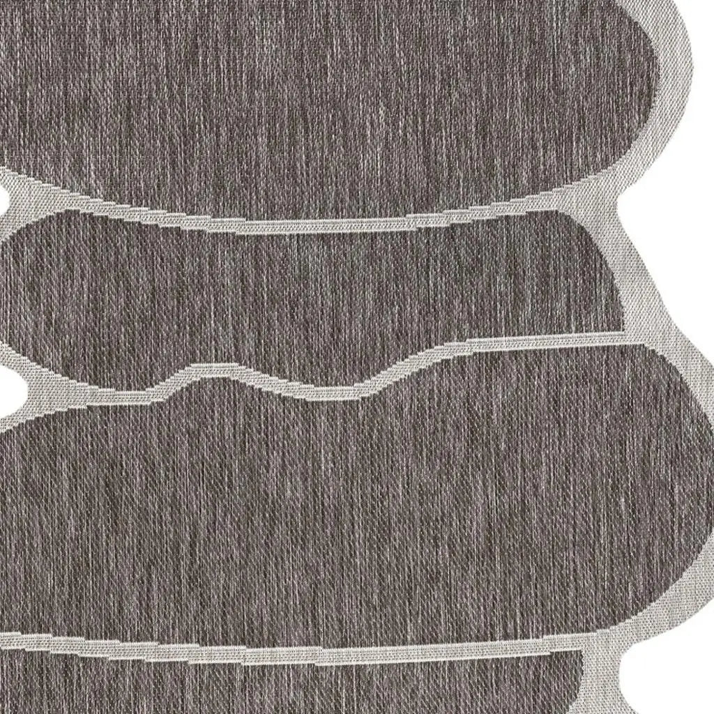 6' X 9' Light Brown And Beige Medallion Indoor Outdoor Area Rug Homeroots Outdoor