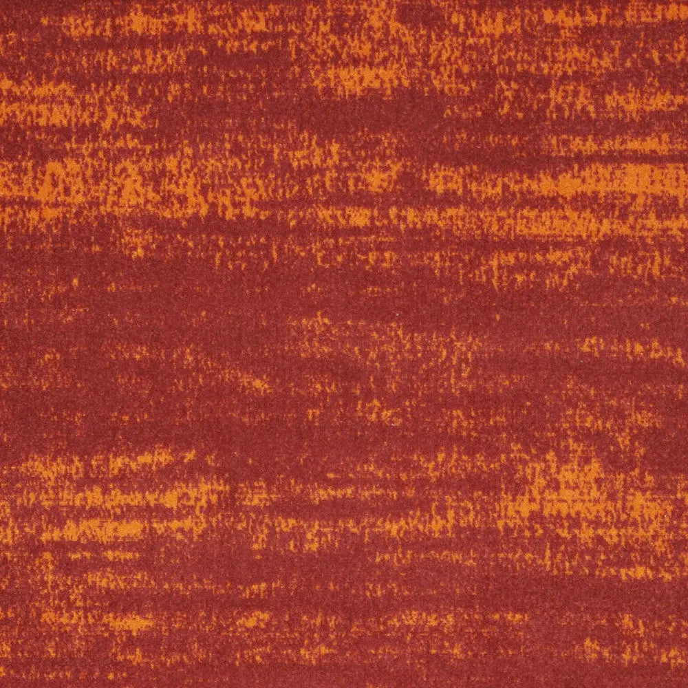 6' X 9' Red And Orange Abstract Indoor Outdoor Area Rug Homeroots Outdoor