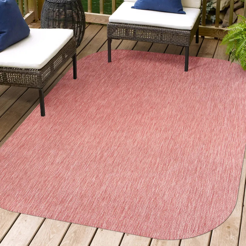 6' X 9' Rose Indoor Outdoor Area Rug Homeroots Outdoor