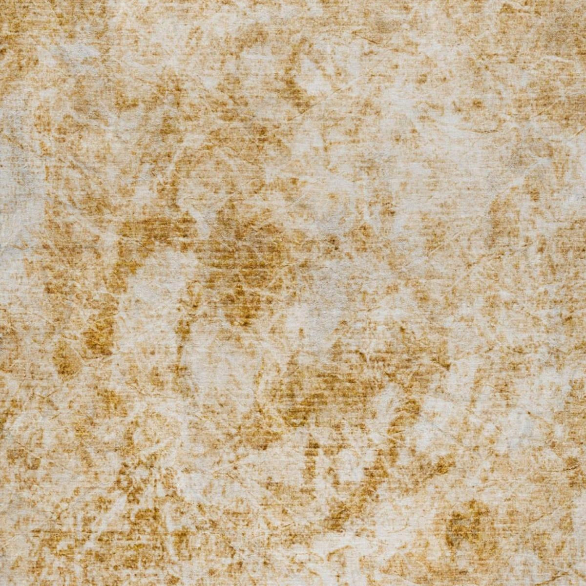 10' X 14' Beige And Ivory Abstract Shag Washable Area Rug With UV Protection - Home & Garden