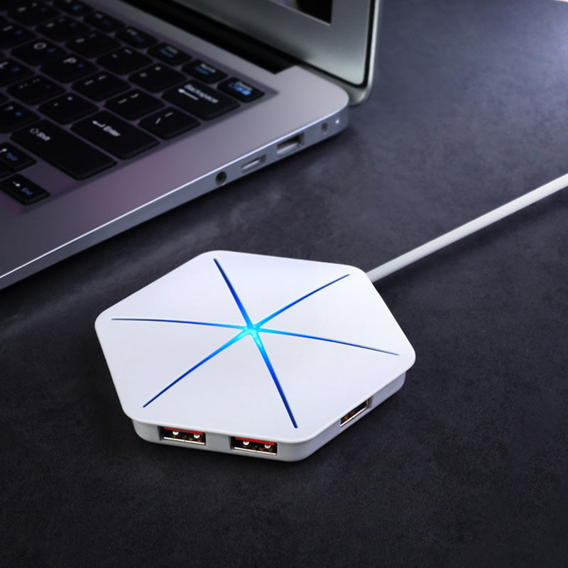 High Speed USB 3.0 2.0 HUB External 6 Port Usb Splitter with Micro Usb Interface SD TF Card Reader for Laptop PC