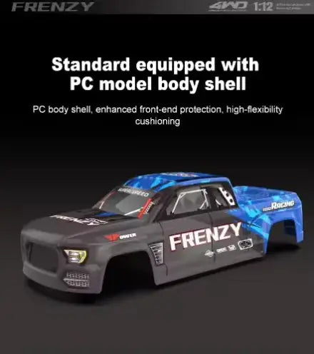70KM/H 2X Battery  N517 Frenzy 1/12 Brushless Full Scale 4WD High Speed Rc Car Off-road Truck  High Speed Rc Drift Car GreatEagleInc